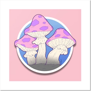 A Few Proud Mushrooms (Genderfluid) Posters and Art